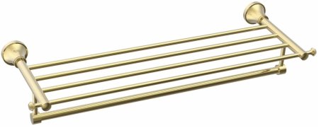 Полка для полотенец Rose RG1908E, золото 