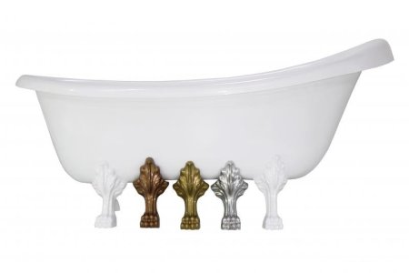 Ножки к ванне каменные Эстет (белые) 