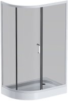 Душевой уголок AM.PM Like Solo Slide 120х80 W83G-302U120CG64 профиль Хром матовый стекло тонированное