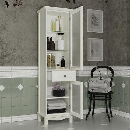 Шкаф пенал Opadiris Омега 45 R 00-00001617 Слоновая кость 