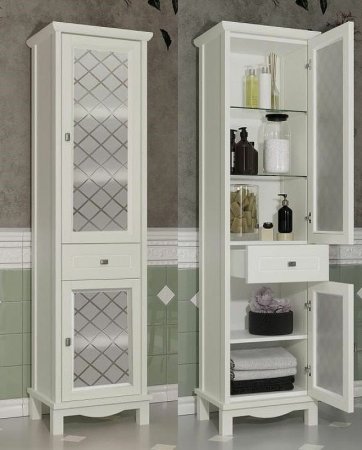 Шкаф пенал Opadiris Омега 45 R 00-00001617 Слоновая кость 