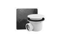 Сифон для поддона Vincea VSPH-2SR3B с гидрозатвором, черный