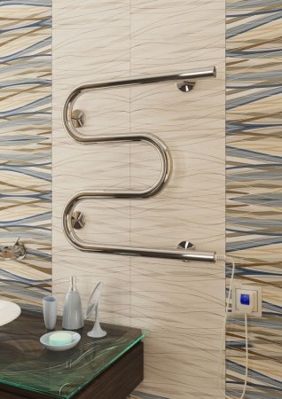 Электрический полотенцесушитель Terminus М-образный 500x500 4620768883910 Хром 