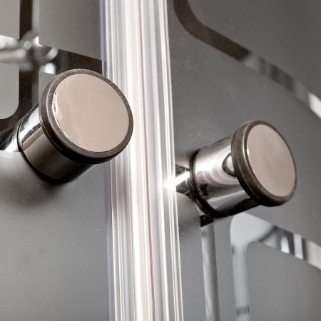 Душевая кабина Deto BМ4510 с гидромассажем и электрикой BLACK 