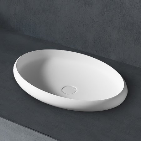 Раковина-чаша Abber Stein 60 AS2614 Белая матовая 