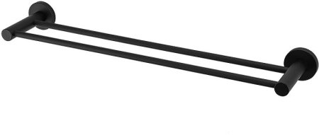 Полотенцедержатель Frap F302 F30209 двойной Черный матовый 