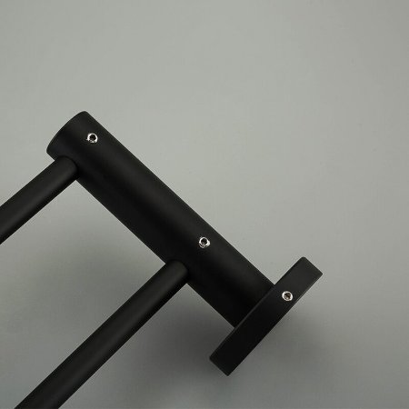 Полотенцедержатель Frap F302 F30209 двойной Черный матовый 