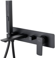 Смеситель для ванны Allen Brau Infinity 5.21007-31 Черный матовый Смеситель для ванны Allen Brau Infinity 5.21007-31 Черный матовый