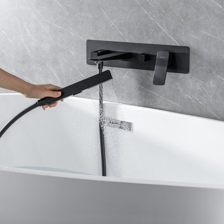 Смеситель для ванны Allen Brau Infinity 5.21007-31 Черный матовый 