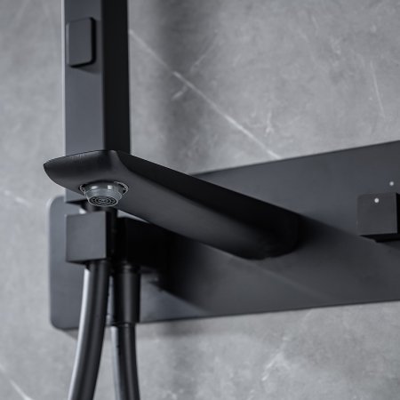 Смеситель для ванны Allen Brau Infinity 5.21007-31 Черный матовый 