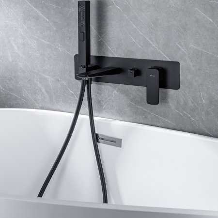 Смеситель для ванны Allen Brau Infinity 5.21007-31 Черный матовый 