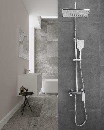 Душевая система Haiba хром (HB24639) 