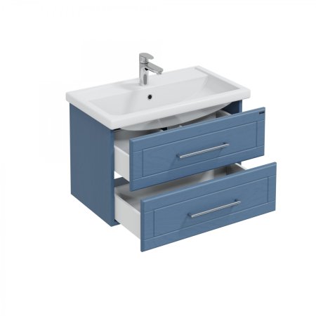 Тумба Санта Венера 80 подвесная дуб адриатика с умывальником Фостер 80 