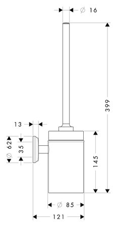 Ершик Hansgrohe Logis Classic 