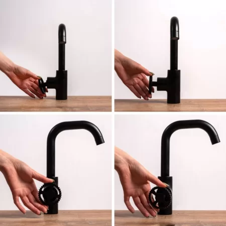 Смеситель для раковины без донного клапана Rea Vertigo REA-B8767 