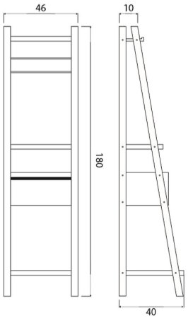 Шкаф пенал Creto Provence 49 9-1050V Venge 