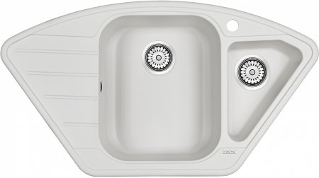 Мойка кухонная Paulmark Wiese PM529050-WH белый 