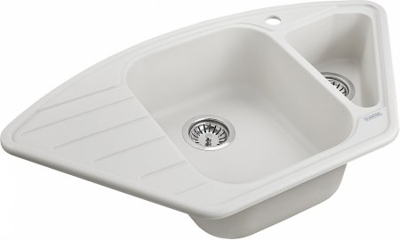 Мойка кухонная Paulmark Wiese PM529050-WH белый 