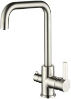 Смеситель Paulmark Logas Lo213021-NI для кухонной мойки, никель