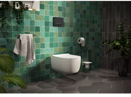 Инсталляция Berges Novum 040245 для унитаза с Черной клавишей смыва 