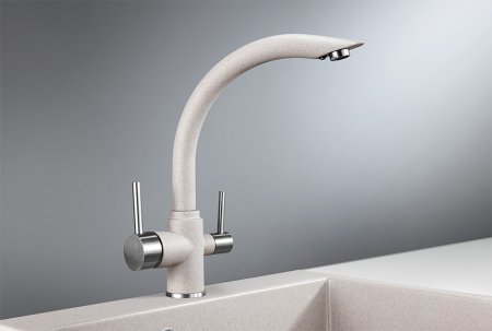 Смеситель Granula GR-2304 для кухонной мойки, антик 