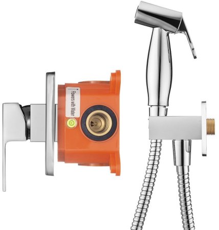 Гигиенический душ со смесителем Swedbe Platta 5527 Хром 
