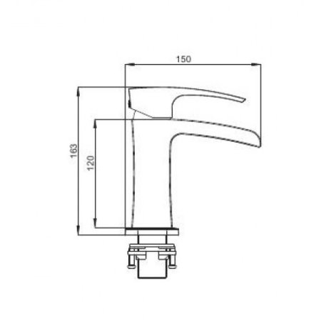 Смеситель для раковина Gappo Jacob G1007-20 хром 