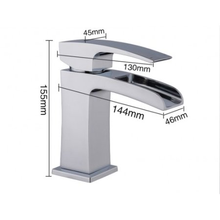 Смеситель для раковина Gappo Jacob G1007-20 хром 