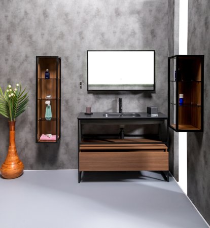 Ящик под консоль Armadi Art Loft 120 dark wood 1 полка 894-120-D 
