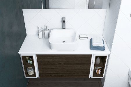 Полка Aquaton Брук 20 1A201101BCDF0 Дуб ферр 