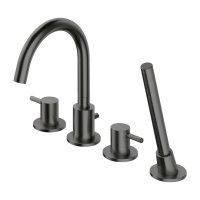 Смеситель Omnires Y Y1232GR для ванны с душем графит