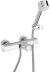 Смеситель для ванны Paini Ovo 86CR105THKM с термостатом Хром 