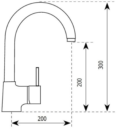 Смеситель для кухни Paini Cox Edimburgo 78CR572DFIXEPR2KM Хром 