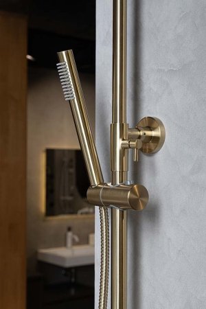 Душевая система Boheme Uno 468-MG Золото матовое 