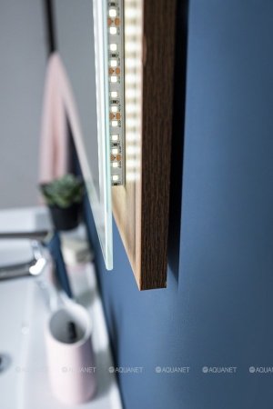 Зеркало Aquanet Nova Lite 90 дуб рустикальный LED 