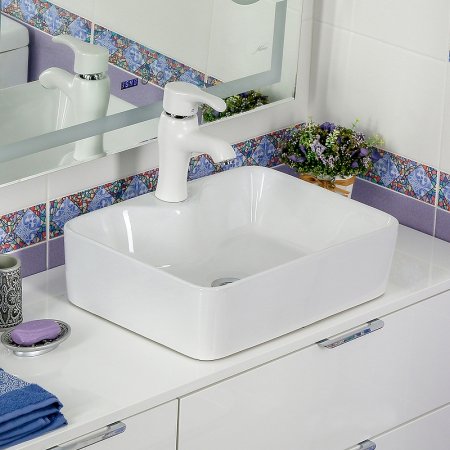 Смеситель для раковины Melana MLN-F-002-M Белый 