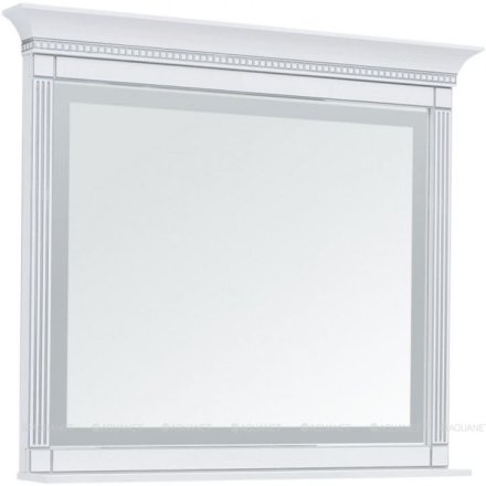 Зеркало Aquanet Селена 120 белый/серебро 