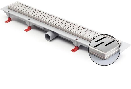 Душевой лоток Paini Medium 850 CH850MN с решеткой Хром 