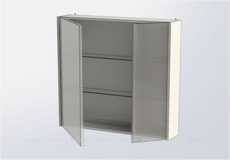 Зеркало-шкаф Aquanet Остин 85 дуб кантербери 