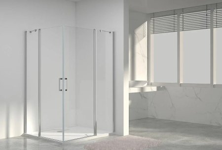 Душевой уголок Vincea Orta 100х100 VSS-1O1010CL профиль Хром стекло прозрачное 