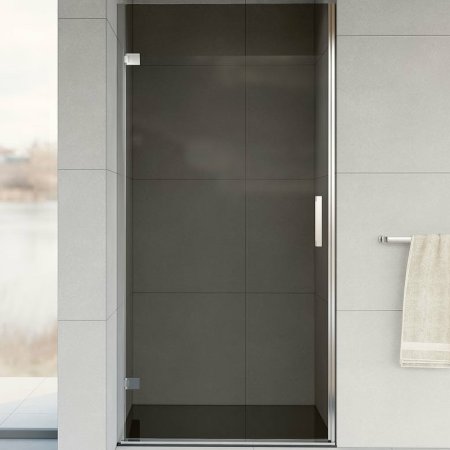 Душевая дверь Vincea Flex 90 VDP-1F900CG профиль Хром стекло тонированное 