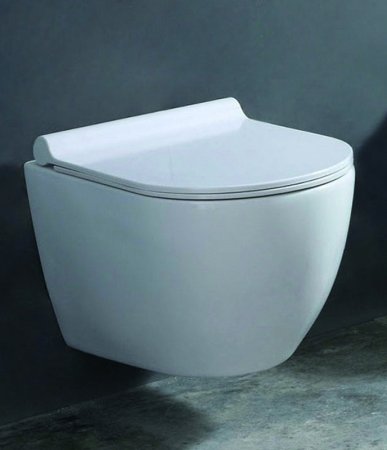 Унитаз Azario Geno AZ2196D подвесной Белый с сиденьем Микролифт 