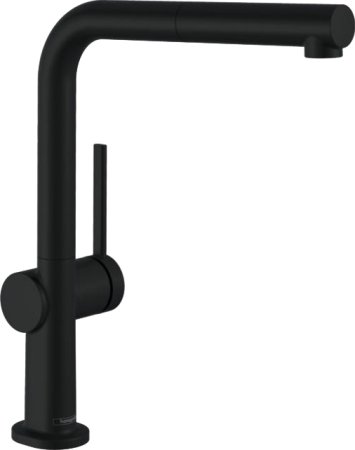 Смеситель Hansgrohe Talis M54 72808670 для кухонной мойки, матовый черный 