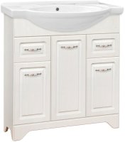 Тумба под раковину Style Line Олеандр 2 Люкс 75 ЛС-00000200 Рельеф пастель Тумба под раковину Style Line Олеандр 2 Люкс 75 ЛС-00000200 Рельеф пастель