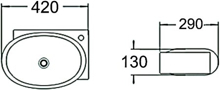 Рукомойник SantiLine SL-2022L 