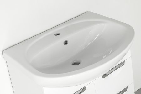 Тумба под раковину Style Line Жасмин 65 Белый глянец 