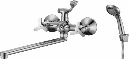 Смеситель для ванны и душа Rossinka RS40-84 Хром 