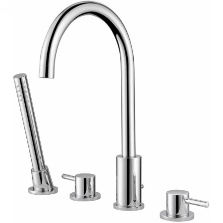 Смеситель на борт ванны Abber Wasser Kreis AF8113 Хром 