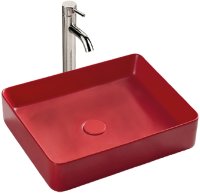 Раковина-чаша WeltWasser Elbach 2195 MR 50 10000005601 Красная матовая