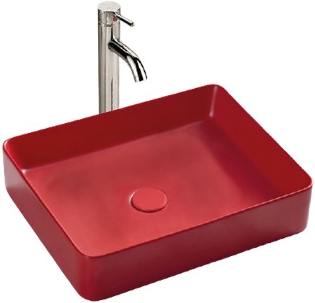 Раковина-чаша WeltWasser Elbach 2195 MR 50 10000005601 Красная матовая 